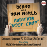 Songs For a New World Boot Camp